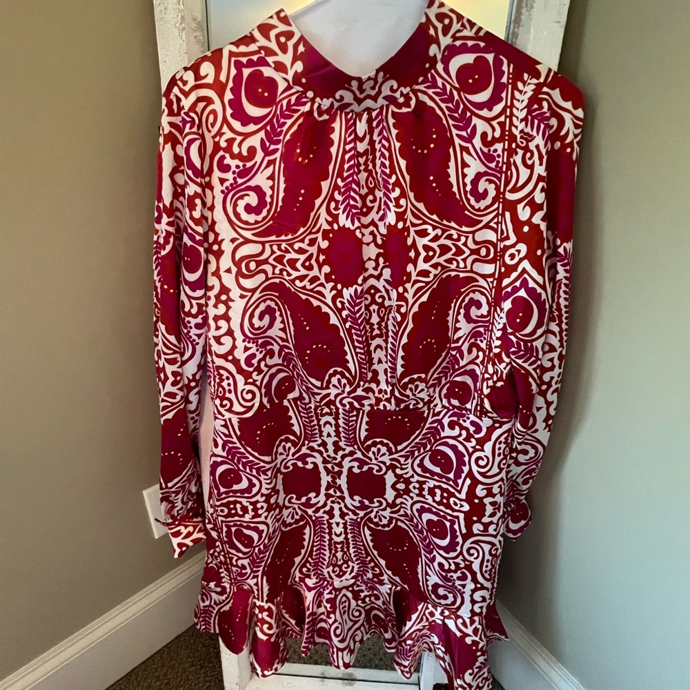 Long sleeved mini dress- large